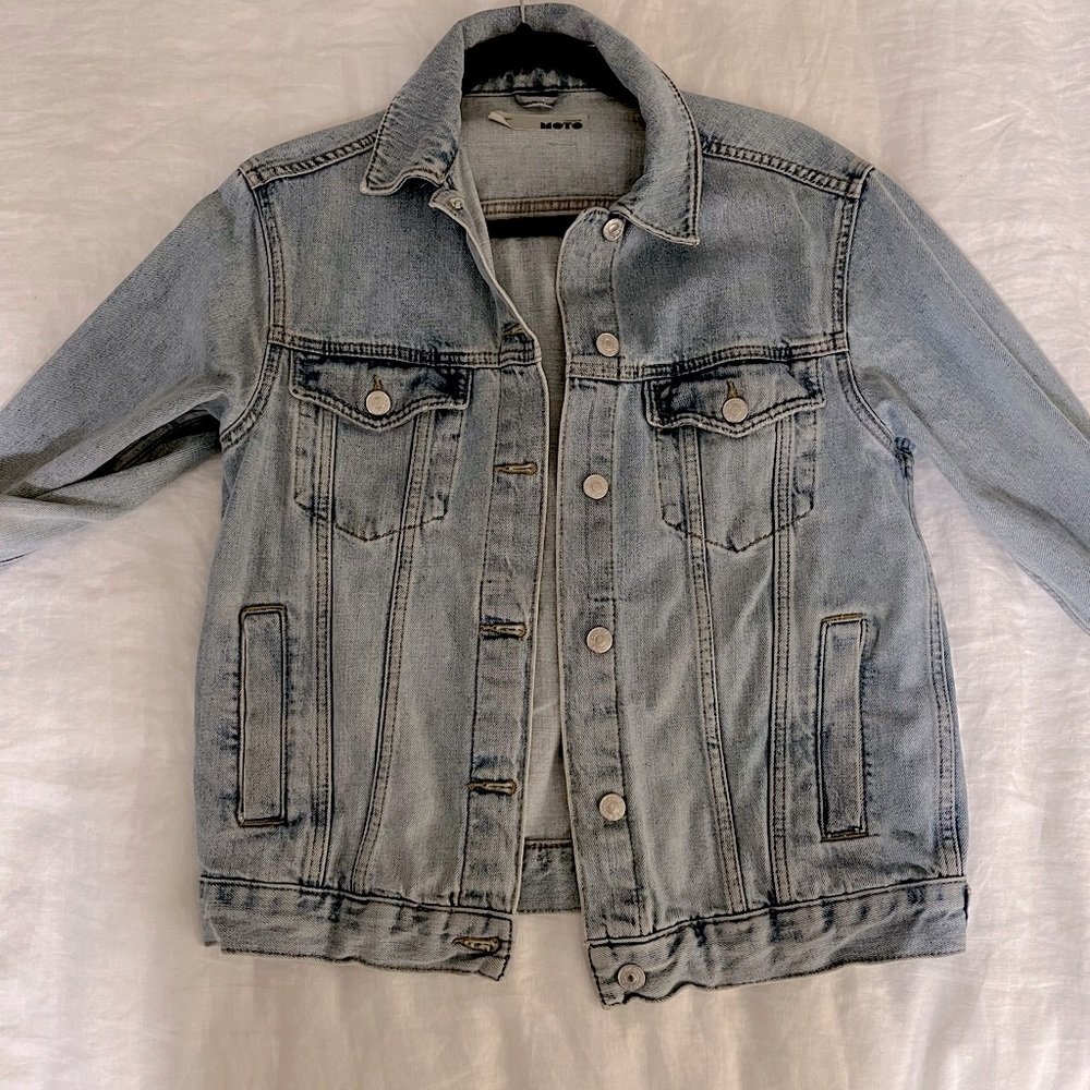 Topshop Moto Denim Jacket